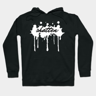 shatten Artsy Black and White Hoodie